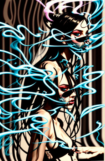 Girl Smoking Wallpaper