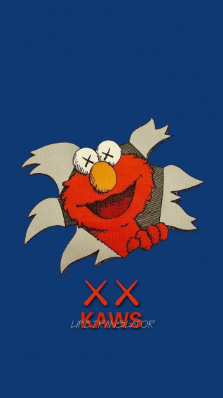 Joyce On Meh Kaws Wallpaper Elmo