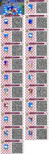 Animal Crossing New Leaf Sonamy Mural Qr Codes By Calliemacn On