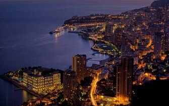 Monaco Night Computer Wallpaper Desktop Background Id