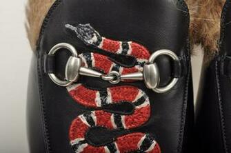 Gucci Authentic New Princetown Fur Lined Leather Slippers