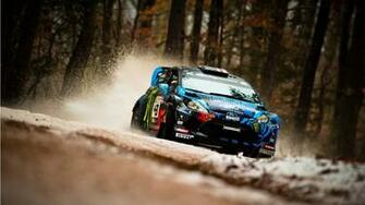 Ken Block Ford Fiesta Rally Wallpaper