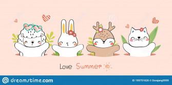 Cute Animal Anime Wallpaper