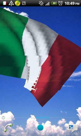 Tags 3d Italy Flag Live Wallpaper Mobile Theme Android