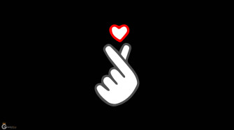 Finger Heart Wallpaper