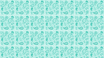 This Teal Paisley Desktop Wallpaper Is Easy Just Save The