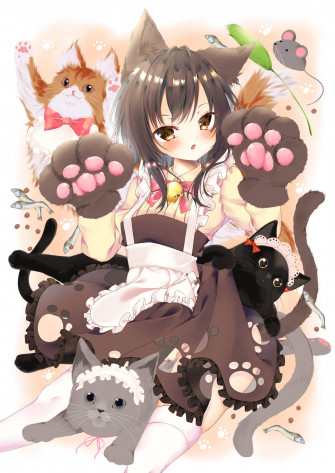 Anime Cat Wallpaper