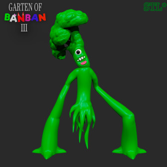 Stl File Tall Viktor From Garten Of Banban New Monsters Fan