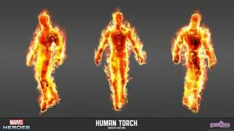 Human Torch Wallpaper