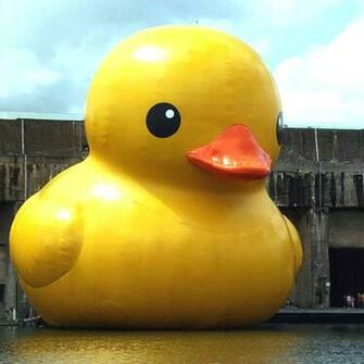 Splash Giant Rubber Ducky Sparklette Magazine