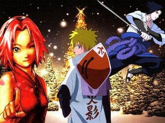 Naruto Christmas Wallpaper Grasscloth