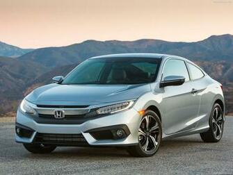 Honda Civic Cars Silver Coupe Wallpaper