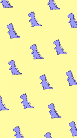 Yellow Dino Background