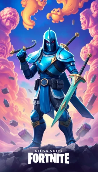Blue Squire Fortnite Wallpaper