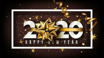 4k Golden New Year HD Desktop Wallpaper Baltana