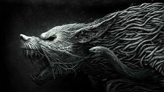 Drawing Aggression Black White Wallpaper Background Full HD 1080p