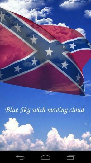 Rebel Flag Live Wallpaper Screenshot