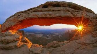 Natural Stone Arch Wallpaper
