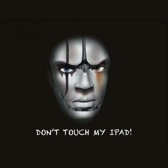 Dont Touch My iPad Wallpaper To