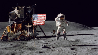 Astronaut Nasa Space Sci Fi Moon Wallpaper