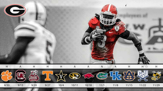 Uga Football Schedule Wallpaper