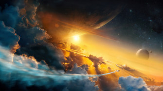 Night Sky Clouds Scenery 4k Wallpaper