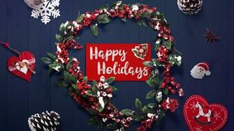 Merry Christmas Decorations Happy