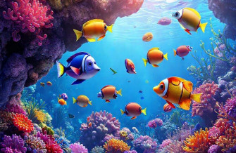 Live Moving Fish Wallpaper