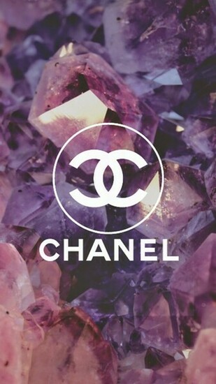 Chanel Logo Diamonds iPhone Wallpaper