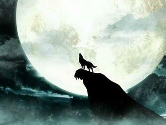Wolf Howling At The Moon Wallpaper