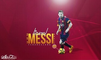 Wallpaper Lionel Messi By Designer Abdalrahman