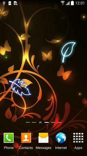 Glowing Flowers Live Wallpaper Android Apps On Google Play