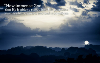 Wallpaper How Immense God Is Truth For Life