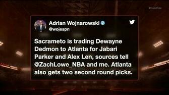 S Dedmon To Hawks Parker And Len Sacramento Nba