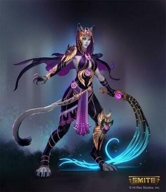 Smite Bastet By Scebiqu