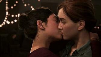 Ellie And Dina Kissing The Last Of Us Part Ii 4k