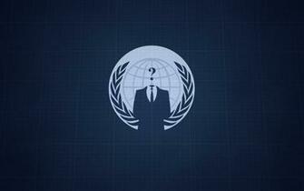 Wallpaper With The Anonymous Hackers Logo Enjoy This