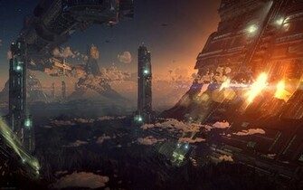 City Computer Wallpaper Desktop Background Id