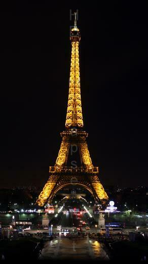 Ultra HD 4k Video Time Lapse Stock Footage Eiffel Tower In Paris