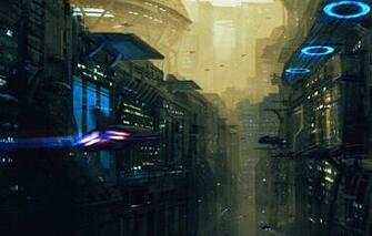 Wallpaper Metropolis City Art Sci Fi Fantasy