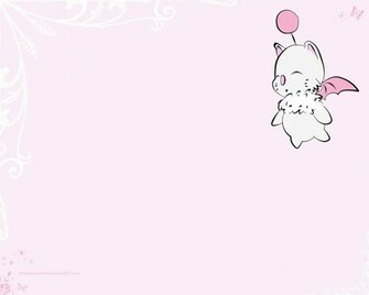Girlish Moogle Wallpaper A Desktop Background