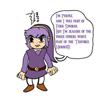 Triforce Heroes What About Purple By Aso Designer