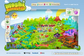 Moshi Monsters Screenshot Auto Design Tech