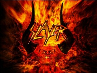Slayer World Painted Blood Wallpaper HD Background