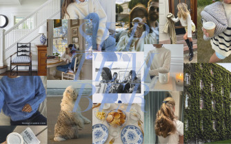 September Moodboard Desktop iPhone Wallpaper