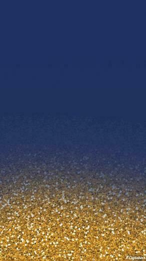Navy Blue Gold Glitter Background