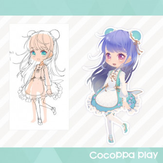 Designer S Gacha Cocoppa Play Blue Avatar Pink