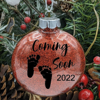 Amazon Coming Soon Personalized Christmas Ornament