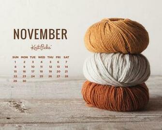 November Wallpaper Calendar Knitpicks Staff Knitting