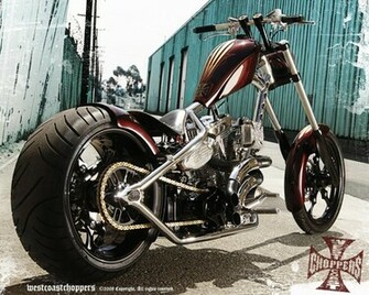 Mean Red Chopper Wallpaper Myspace Background
